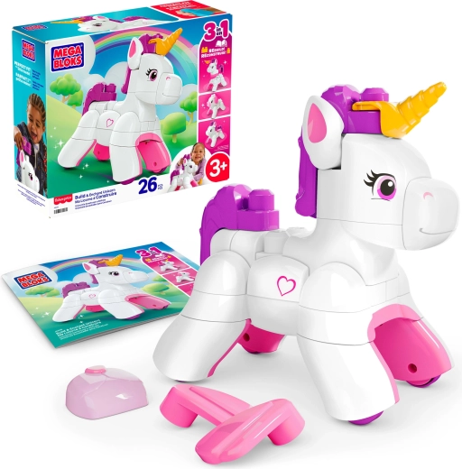 Mega Bloks čarobni samorog – gradbeni set 26 kosov