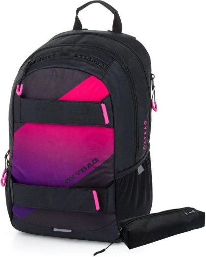 Dijaški nahrbtnik z etuijem Oxybag Sport Ombre girl, 24 l