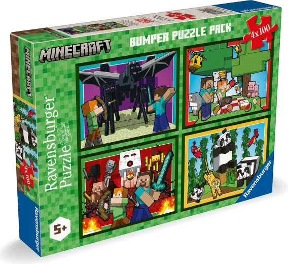 Puzzle Minecraft 4 × 100 kosov