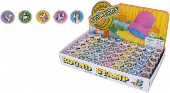 Žig za svinčnik z samorogom – mešanica motivov