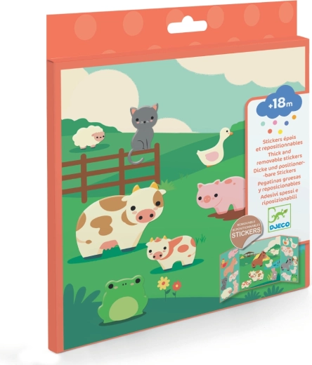 Premestljive nalepke – živali na kmetiji DJECO