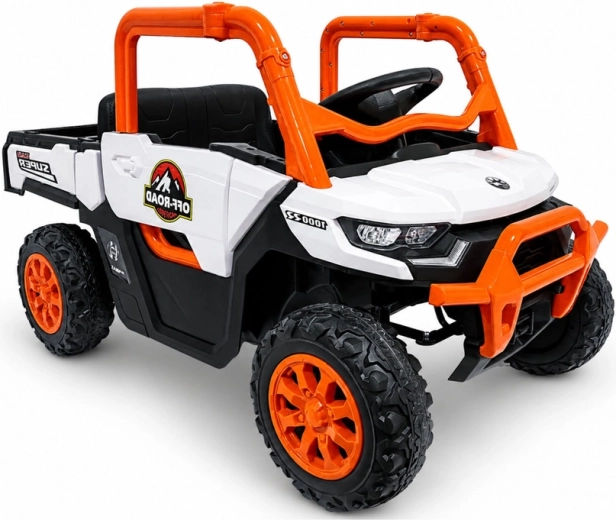 Otroški električni terenski avto 4x4 24 V oranžen