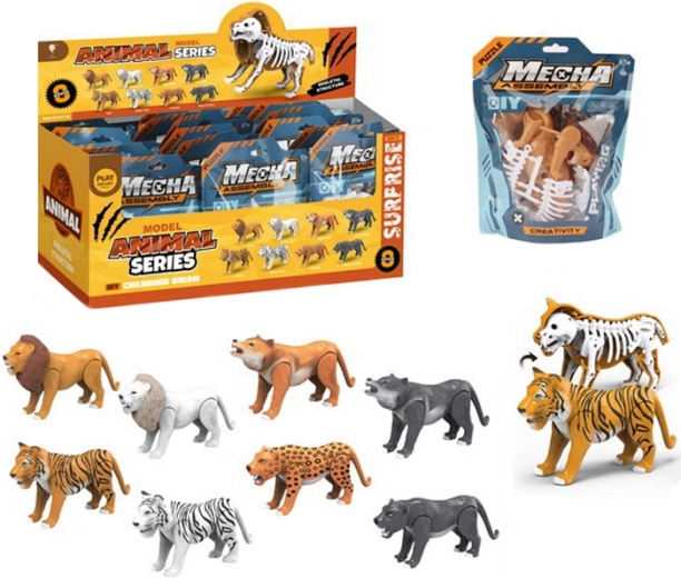Živalica s skeletom Safari – sestavljiva figurica