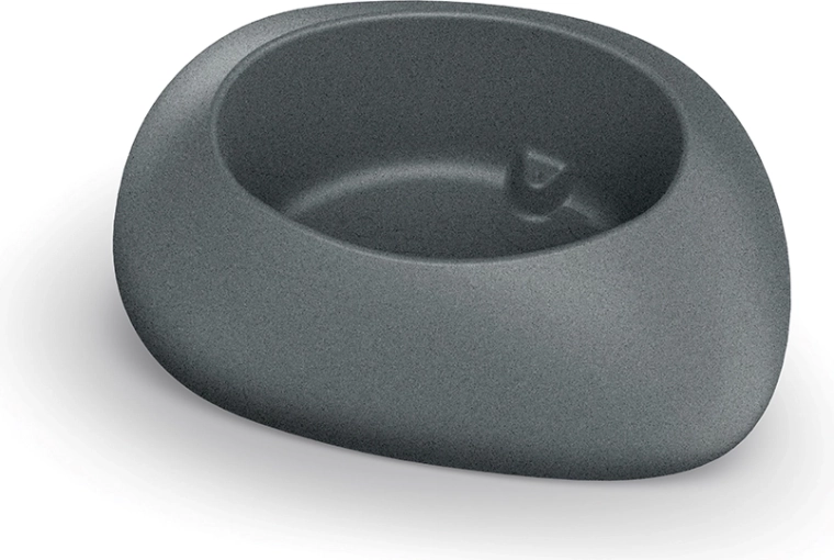 Cvetlični lonec YEKE 40 cm s samonamakanjem, granitno siv
