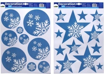 Božična okenska dekoracija 41x29 cm