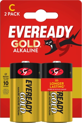 Alkalne baterije ENERGIZER Eveready Gold C (LR14) 1,5 V – 2 kosi