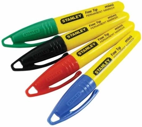 Permanentni mini marker STANLEY – mešanica barv