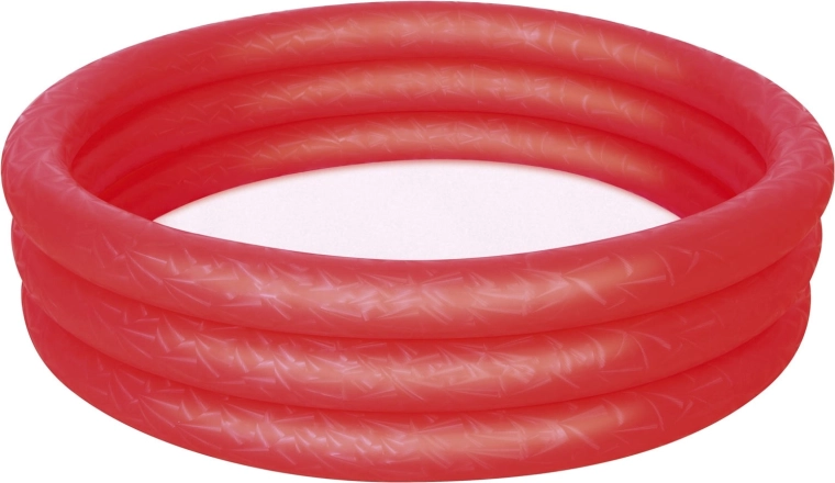 Napenljivi bazenček BESTWAY Splash 'N Smile 122 × 25 cm – rdeč