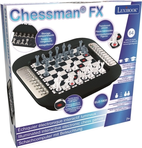 Lexibook elektronska šahovska igra ChessMan FX