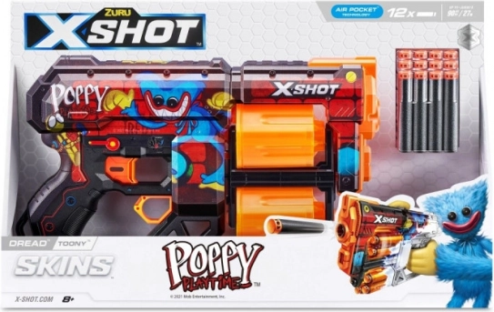 X-Shot Skins Dread Toony – otroški penasti blaster (12 puščic)