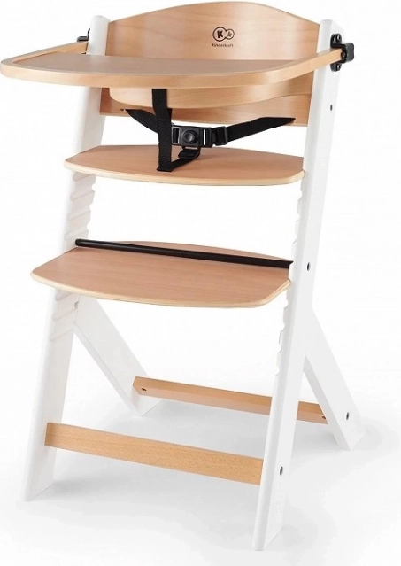 Hranilni stolček ENOCK NATURAL WHITE