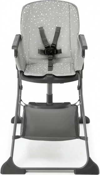 Zložljiv jedilni stolček foldee siv