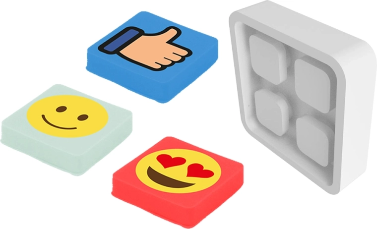 Pixie Crew odsevna značka emoji
