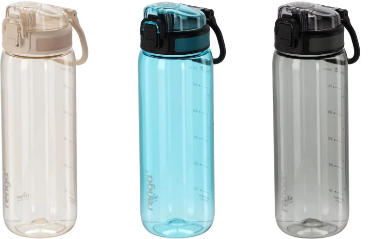 Steklenička za vodo 630 ml z merilno skalo – mešanica barv