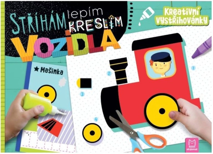 Strižem, lepim, rišem: Vozila – kreativne izrezanke