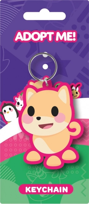 Obesek za ključe ADOPT ME V1 iz PVC z kovinskim obročkom