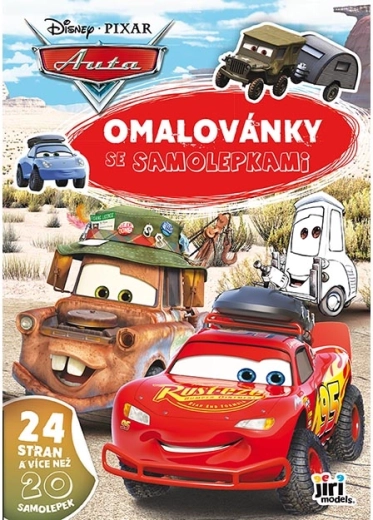 Pobarvanka A4 z nalepkami Avtomobili