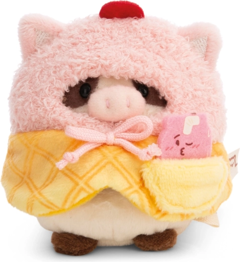 Plišasta kravica Moona MYMOCHI by NICI 8 cm – darilni komplet sladoled in milkshake