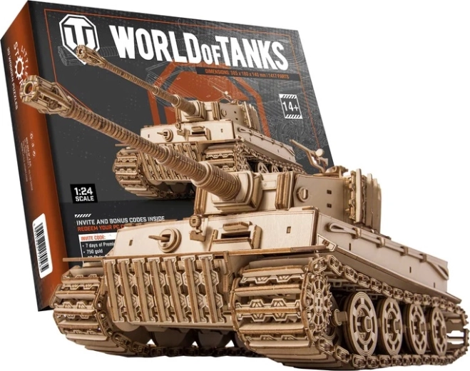 Little Story 3D lesena sestavljanka World of Tanks Tiger M1