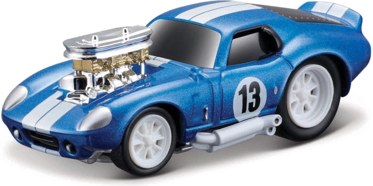 Maisto Muscle Machines Shelby Cobra Daytona Coupe modra 1:64