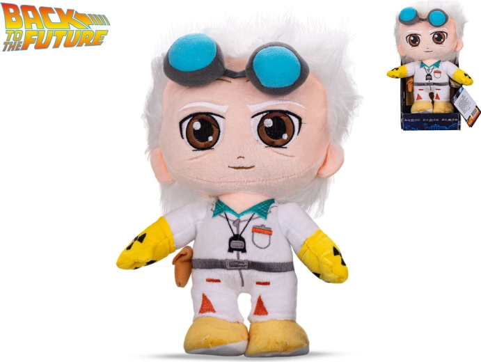 Plišasta figurica dr. Emmetta Browna – Nazaj v prihodnost (30 cm)