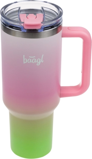 Baagl termo lonček s slamico B-Cup Strawberry Matcha 1,18 l
