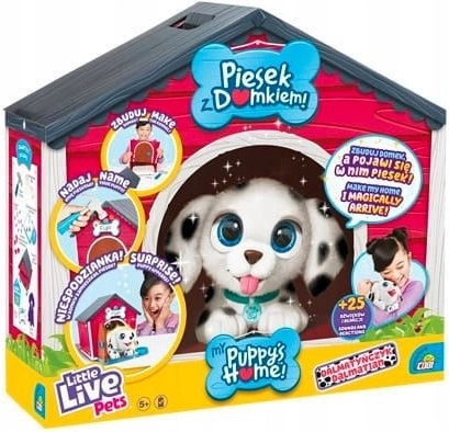 Maskot Little Live Pets dalmatinec z hiško