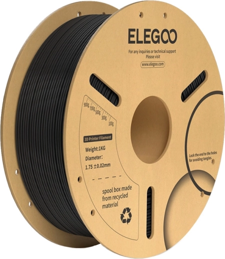 Filament ELEGOO PLA+ črn 1,75 mm