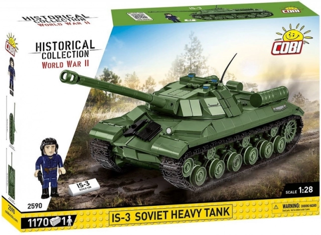 Komplet za sestavljanje tanka IS-3 – sovjetski težki tank 1:28