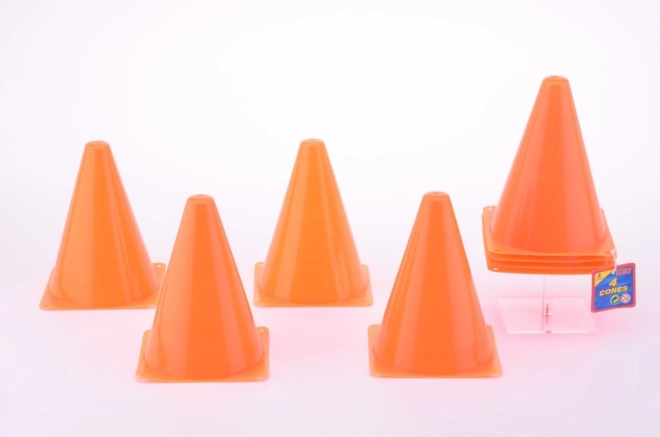 Športni stožci oranžne barve, 4 kosi