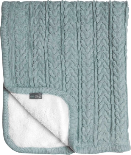 Vinter & Bloom odeja cuddly sage green – 1 kos