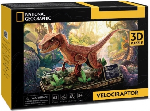 3D puzzle NATIONAL GEOGRAPHIC – Velociraptor