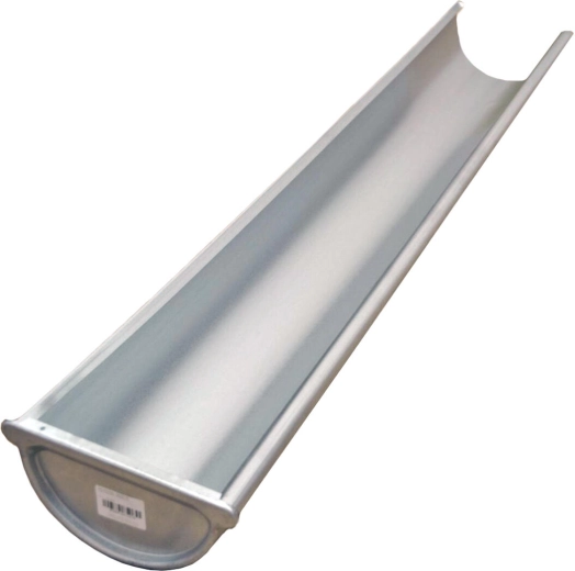 Končni levi žleb 330 mm, dolžina 1 m, pocinkano jeklo