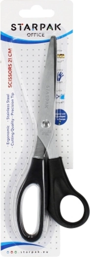 Pisarske črne škarje 21 cm - 1 kos