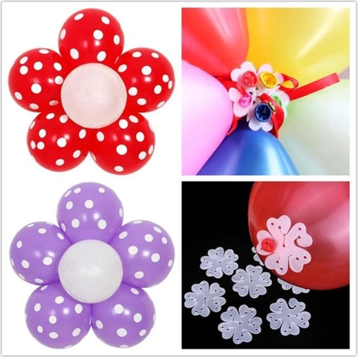 Plastični držala za balone TORO 6,5 cm, 10 kos