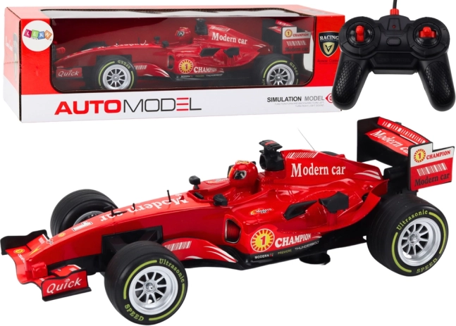 RC daljinsko voden dirkalnik 1:12 Rdeče luči Zvoki