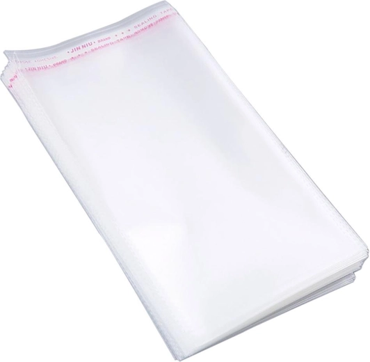 Samolepilne celofanske vrečke OPP 12 × 20 cm, 100 kosov