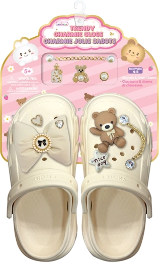 Children’s sandals with Teddy Bear applique, size 37–38 (240 mm)