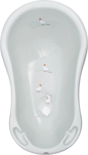 Maltex otroška banjica z zamaškom Lama Minimal 84 cm – žajbeljno zelena