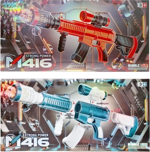 Pištola za milne mehurčke s svetlobnimi učinki