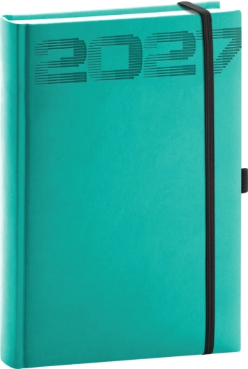 Notique dnevni rokovnik Aprint Top 2027 turkizen 15 × 21 cm