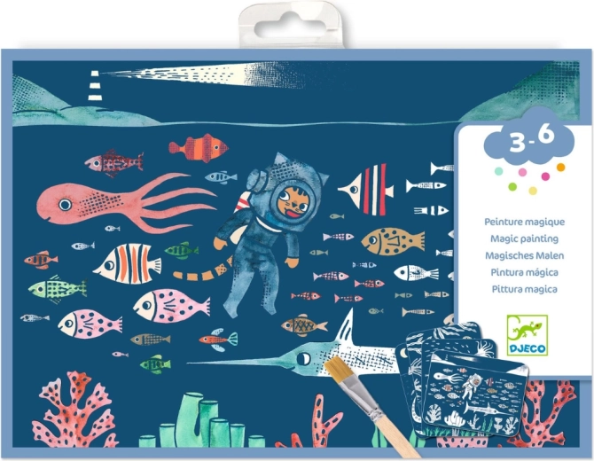 Djeco vodne pobarvanke ocean - 1 kos