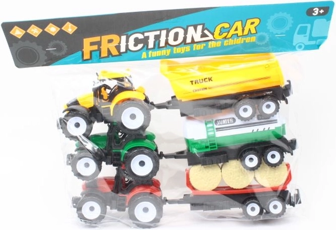 Traktor s prikolico – komplet 3 kosov v vrečki