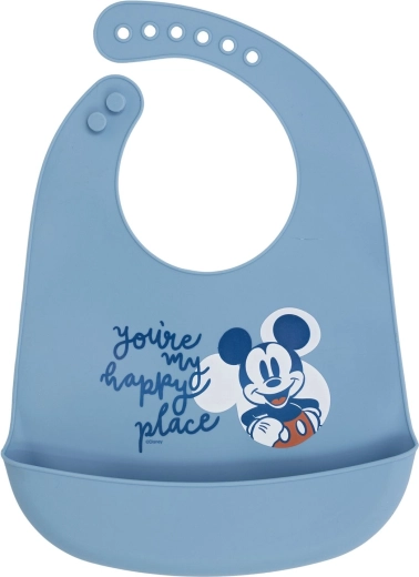 Silikonski slinček Mickey Mouse Full of Smiles 30 cm