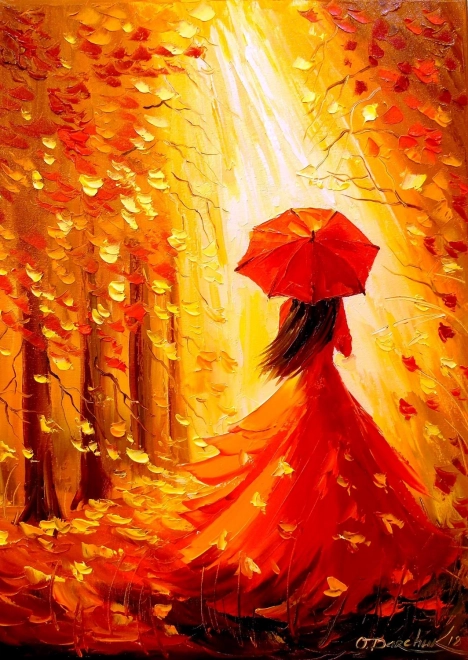 Enjoy sestavljanka Jesenska dama – 1000 koščkov