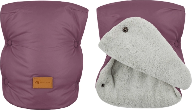 Rokavniki za voziček PETITE&MARS Jasie Mysterious Plum