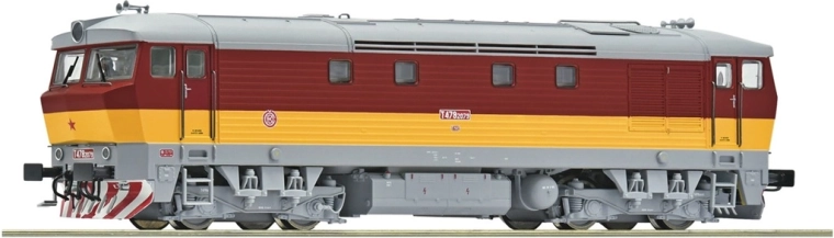 Roco dizelska lokomotiva ČSD T 478 2079 Bardotka H0