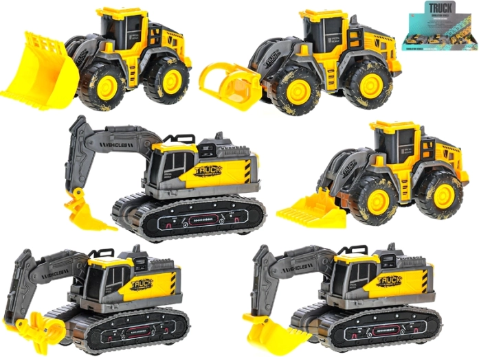 Gradbena vozila na vztrajnik 11,5 cm – rumena