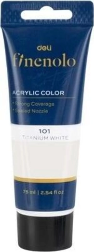 Akrilna barva bela 75 ml