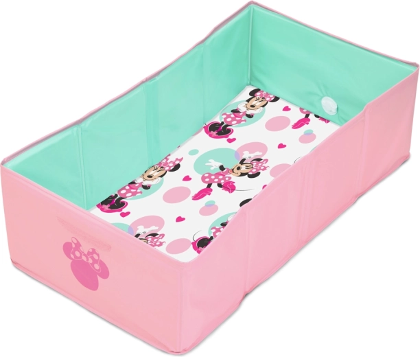 Bright Starts zložljiva potovalna kad Minnie Mouse TuckAway za otroke od 12 mesecev